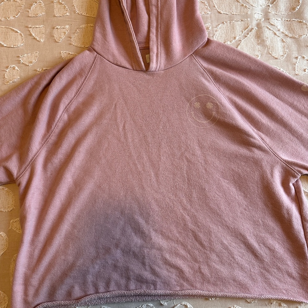 Lucky Brand Women’s Pink Pullover Hoodie - Size Medium